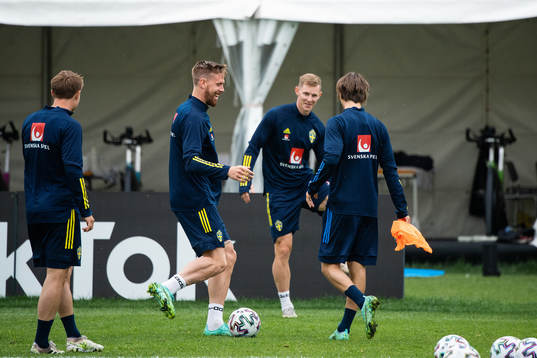 Pontus Jansson of the Swedish national football team at a