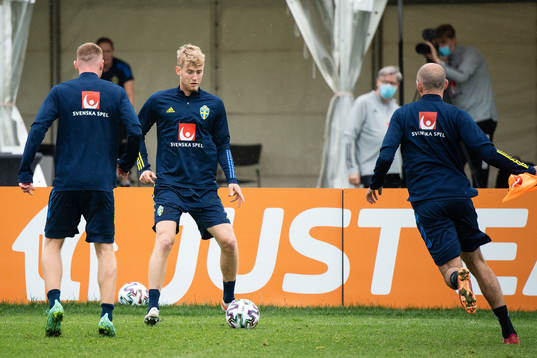 Filip Helander of the Swedish national football team at a