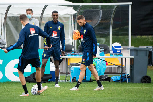 Alexander Isak of Sweden of the Swedish national football