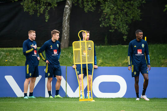 Dejan Kulusevski, Mattias Svanberg, Pontus Jansson and