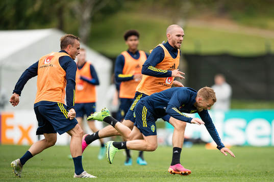 Pierre Bengtsson, Sebastian Larsson and Marcus Danielson of