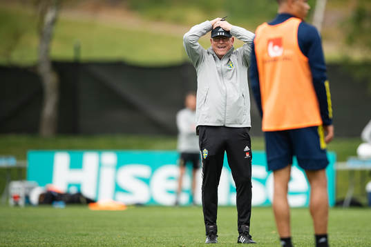 head coach Janne Andersson of the Swedish national football