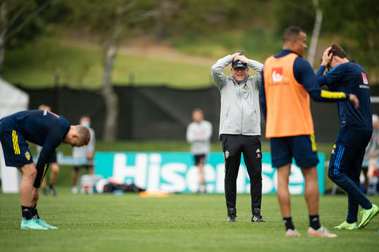 head coach Janne Andersson of the Swedish national football