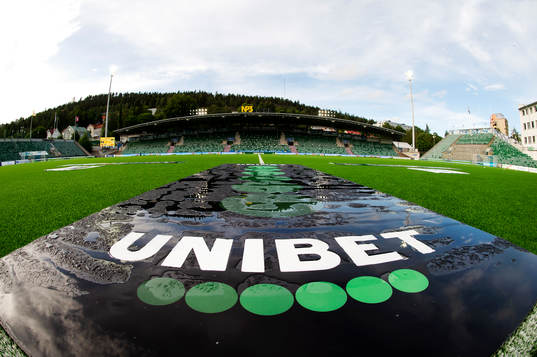 NP3 arena innan fotbollsmatchen i Superettan mellan GIF