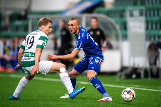 Västerås Samuel Sörman och Sundsvalls Dennis Olsson