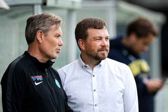 Västerås tränare Thomas Askebrand och Sundsvalls