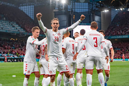 [DK=20210621: Yussuf Poulsen, Danmark jubler over sit mål
