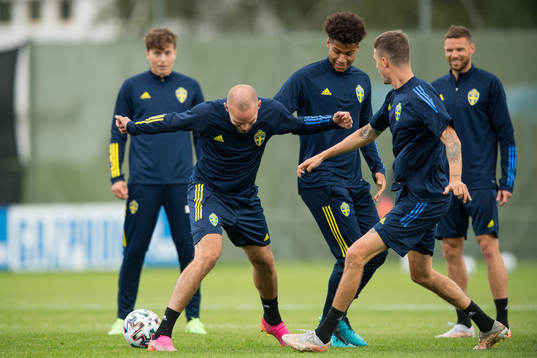 Marcus Danielson, Jens Cajuste and Mikael Lustig of the