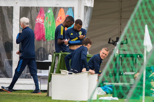 Alexander Isak, Robin Quaison, Ludwig Augustinsson and