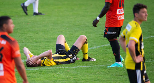 IFK Hässleholms Isak Olsson  i matchen i div. 2 mellan