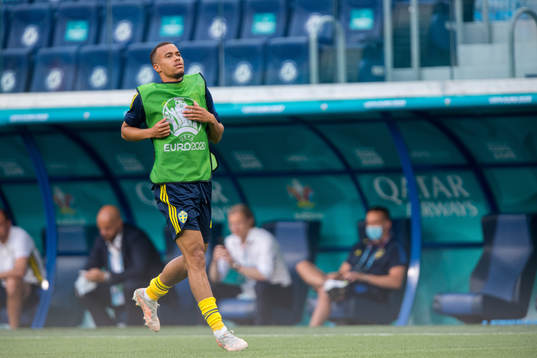 Robin Quaison of Sweden