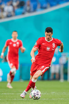 Robert Lewandowski of Poland