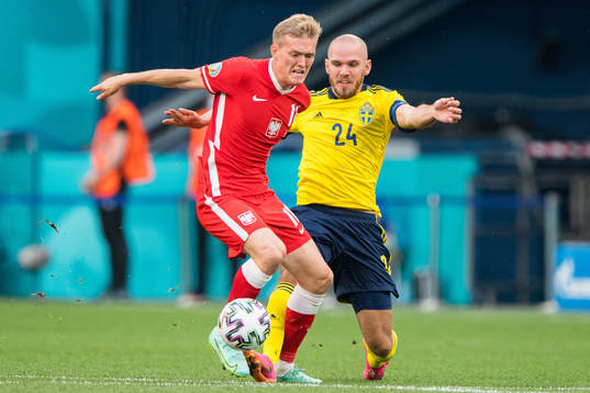 Karol Swiderski of Poland and Marcus Danielson of Sweden