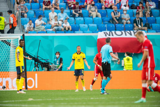 Robin Quaison of Sweden