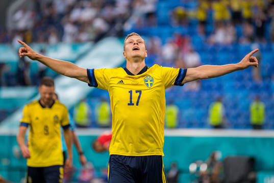 Viktor Claesson of Sweden celebrates