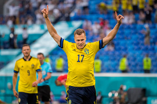 Viktor Claesson of Sweden celebrates