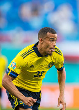 Robin Quaison of Sweden