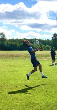 Adam Kaied, Helsingborgs IF, jonlerar  på träningsläger