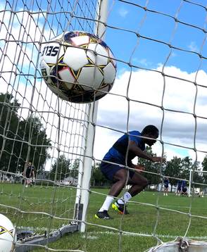Helsingborgs IF på träningsläger i Hässleholm 23 juni