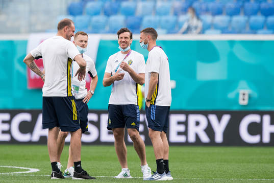 Andreas Granqvist, Sebastian Larsson, Gustav Svensson and