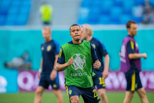 Robin Quaison of Sweden