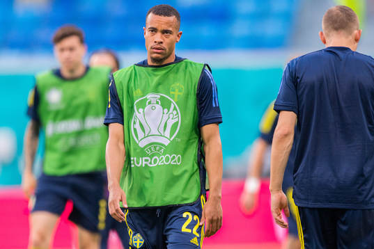 Robin Quaison of Sweden