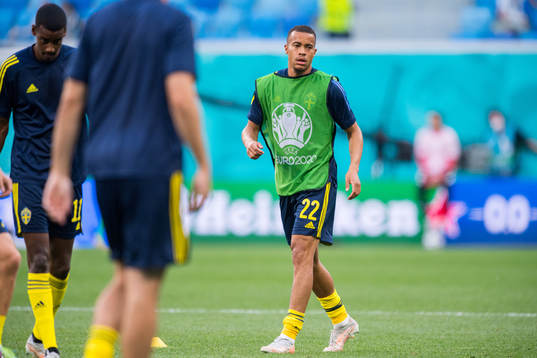 Robin Quaison of Sweden