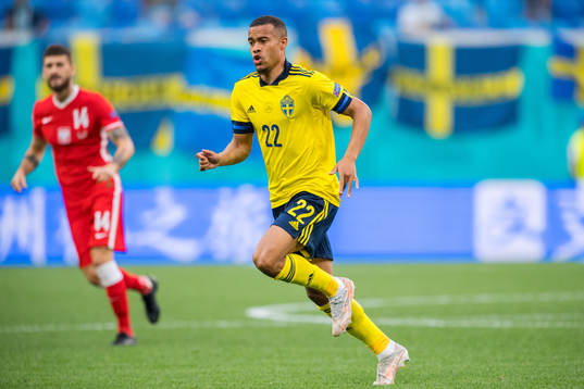 Robin Quaison of Sweden