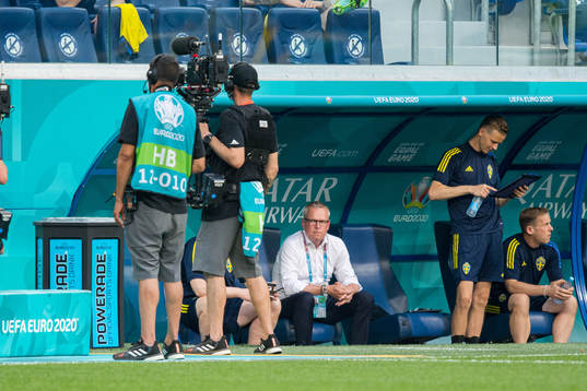 Head coach Janne Andersson of Sweden