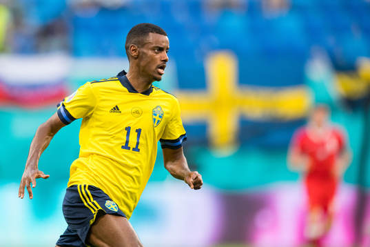 Alexander Isak of Sweden