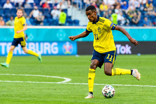 Alexander Isak of Sweden