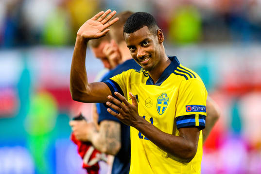 Alexander Isak of Sweden