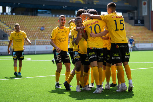 Elfsborgs spelare jublar