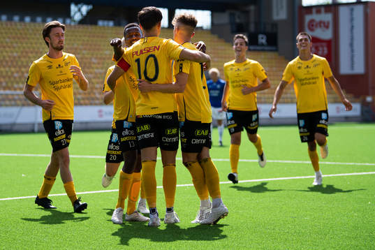 Elfsborgs spelare jublar
