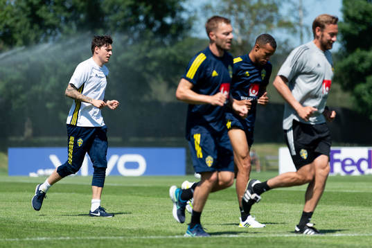 Victor Nilsson Lindelöf, Sebastian Larsson and Robin