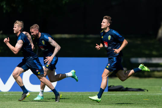 Filip Heleander and Mattias Svanberg of the Swedish