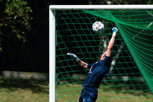goalkeeper Karl-Johan Johnsson of the Swedish national