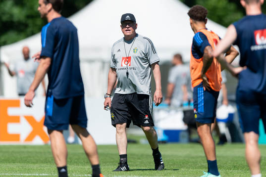 Head coach Janne Andersson of the Swedish national football