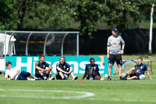 Victor Nilsson Lindelöf, Mikael Lustig, Emil Forsberg,