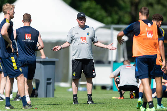Head coach Janne Andersson of the Swedish national football
