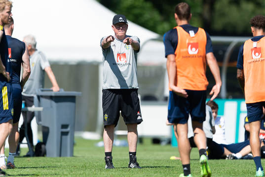 Head coach Janne Andersson of the Swedish national football
