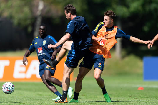 Gustav Svensson and Mattias Svanberg of the Swedish