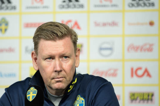 Assistant coach Peter Wettergren of the Swedish national