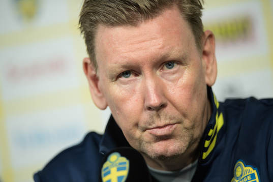 Assistant coach Peter Wettergren of the Swedish national