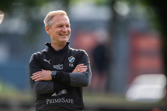Halmstads huvudtränare Fredrik Andersson