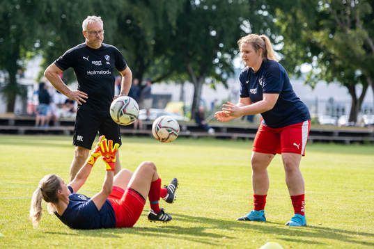 Halmstads målvaktstränare Mats Lindgren
