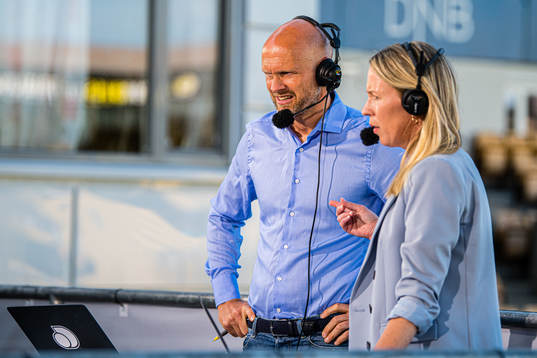Joacim Jonsson and Anne Sturød of Eurosport