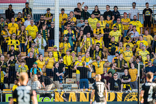 Spectators in the stands
