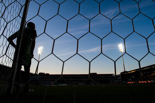 Andre Hansen of Rosenborg looks dejected