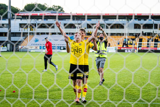 Eskil Smidesang Edh and Thomas Lehne Olsen of Lillestrøm